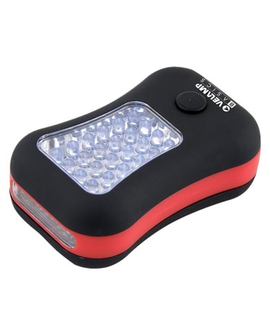 LAMPADA DA LAVORO A LED 24 led (pannello) + 4 led (torcia)