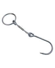 GANCIO SNODATO CON ANELLO mm. 260x7