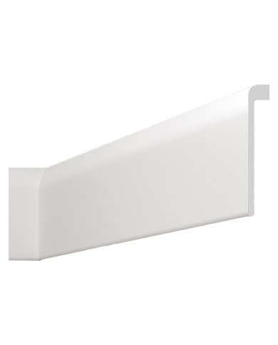 COPRI BATTISCOPA DECORATIVO SERIE LUXSTYL mod. L12022 - mm 22 x 120 x 2 mt