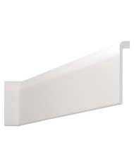 COPRI BATTISCOPA DECORATIVO SERIE LUXSTYL mod. L12022 - mm 22 x 120 x 2 mt