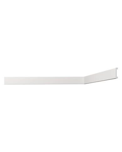 BATTISCOPA DECORATIVO SERIE LUXSTYL mod. L6513 - mm 13 x 65 x 2 mt