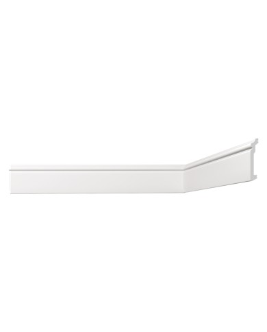 BATTISCOPA DECORATIVO SERIE LUXSTYL mod. L7512 - mm 12 x 75 x 2 mt