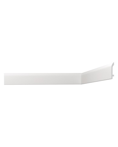 BATTISCOPA DECORATIVO SERIE LUXSTYL mod. L10015 - mm 15 x 100 x 2 mt