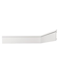 BATTISCOPA DECORATIVO SERIE LUXSTYL mod. L14015 - mm 15 x 140 x 2 mt
