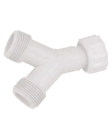 RACCORDO AD Y PER TUBO LAVATRICE LAVASTOVIGLIE F 3 4 x M 3 4 x M 3 4