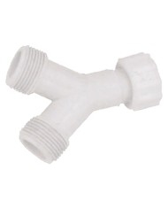 RACCORDO AD Y PER TUBO LAVATRICE LAVASTOVIGLIE F 3 4 x M 3 4 x M 3 4