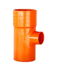 DERIVAZIONE A T RIDOTTA 87° IN PVC 1