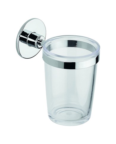 PORTA SPAZZOLINI SERIE WIND cromo