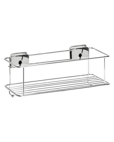 CESTELLO PER DOCCIA RIPIANO SINGOLO SERIE GRIP cm 26 x 11,3 x h.12