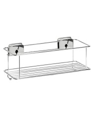 CESTELLO PER DOCCIA RIPIANO SINGOLO SERIE GRIP cm 26 x 11,3 x h.12