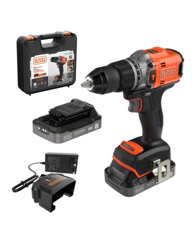 TRAPANO AVVITATORE A BATTERIA CON PERCUSSIONE BLD683D2XK-QW 18V - 2,0 ah Litio