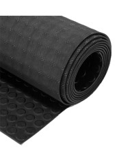 TAPPETO A BOLLE IN GOMMA mt. 1,2 x 10 - colore nero