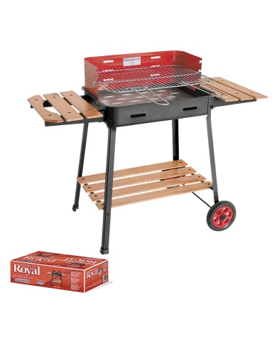 BARBECUE RETTANGOLARE 850 SUPER LUX cm 53 x 39 x h. 80