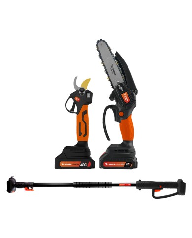 KIT POTATORE CON FORBICI A BATTERIA AFKIT set 2 pezzi