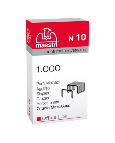 PUNTI PER FISSATRICE MINI mod. N10 cf. 1000 pz