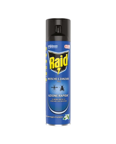 INSETTICIDA SPRAY MOSCHE E ZANZARE PLUS ml 400