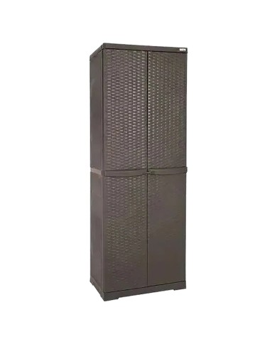 ARMADIO ALTO RATTAN WENGE cm 65x P 45x H 178