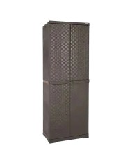 ARMADIO ALTO RATTAN WENGE cm 65x P 45x H 178