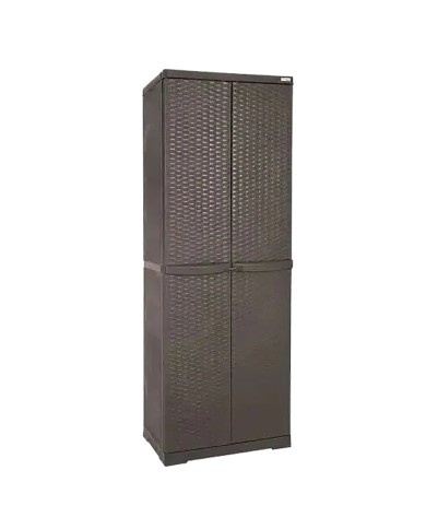 ARMADIO PORTASCOPE RATTAN WENGE cm L 65x P 45x H 178