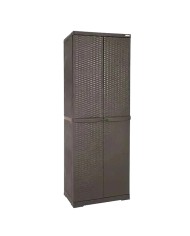 ARMADIO PORTASCOPE RATTAN WENGE cm L 65x P 45x H 178