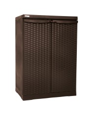 ARMADIO BASSO RATTAN WENGE cm L 65x P 45x H 91