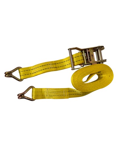 NASTRO DI ANCORAGGIO AD UNCINO mt. 6 x mm 38 - giallo