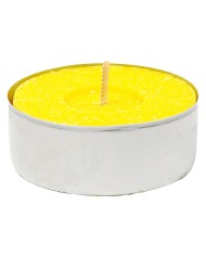 CANDELA CON CITRONELLA TEALIGHT blister da 10 pezzi - d.3,6 x H.1,7 cm