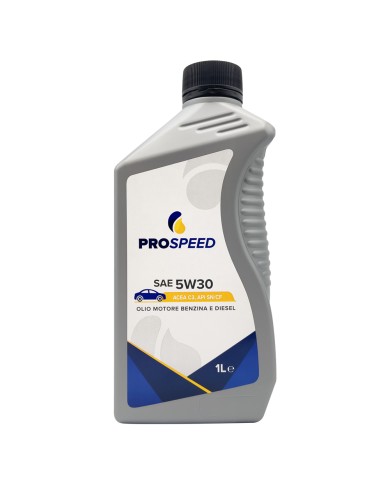 OLIO MOTORE SINTETICO PER AUTOVETTURE SAE 5W30 - lt. 1