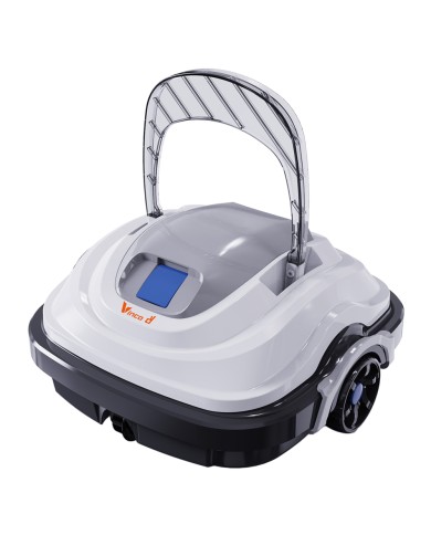 ROBOTTINO PULISCIFONDO AUTOMATICO CON RUOTE SIRENA 30 W