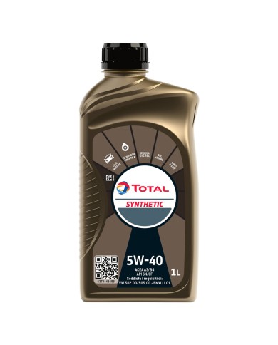 OLIO MOTORE PER AUTOVETTURE SYNTHETIC 5W40 - lt. 1