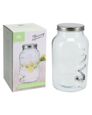 CARAFFA DISPENSER CON TAPPO ERMETICO Ø cm 18 x 30 - litri 5,5