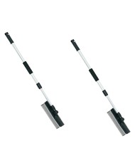 SPAZZOLA PULIVETRO PER AUTO CLEAR con manico telescopico