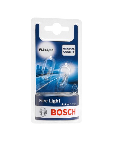 LAMPADINA PER CRUSCOTTO AUTO W1 - 12 V - 2 W - 2 pezzi