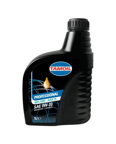 OLIO MOTORE PER AUTO IBRIDE 0W20 - 100 sint. ACEA C5 lt. 1