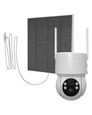 TELECAMERA PER ESTERNI PTZ 4G con pannello solare - 3.0 MPX
