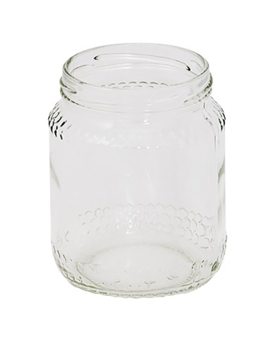 VASO VETRO BOCCACCIO PER ALIMENTI TIPO MIELE