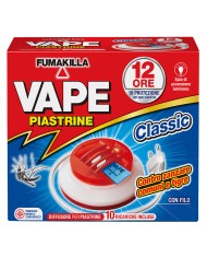 ANTIZANZARE ELETTRICO AD EMANAZIONE PIASTRINE con 10 piastrine da 12 ore ciascuna