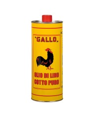 OLIO DI LINO COTTO PURO lt 1 gallo