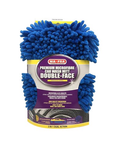 SPUGNA GUANTO DOUBLE FACE in microfibra