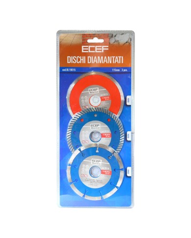DISCO DIAMANTATO Ø 115 x 2,23 - blister da pz.3