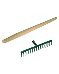 RASTRELLO 16 denti cm 43 - con manico cm. 160