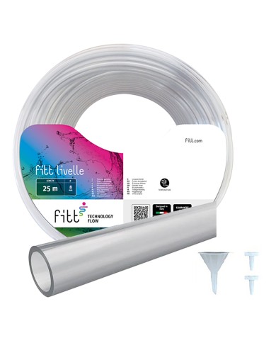TUBO PER LIVELLO IN KIT ø 8 x 11 mt 25