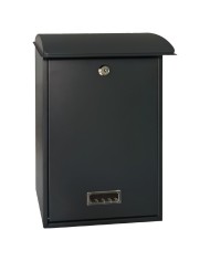 CASSETTA POSTALE LILLA cm 27 x 12 x h 40,5 - grigio acciaio