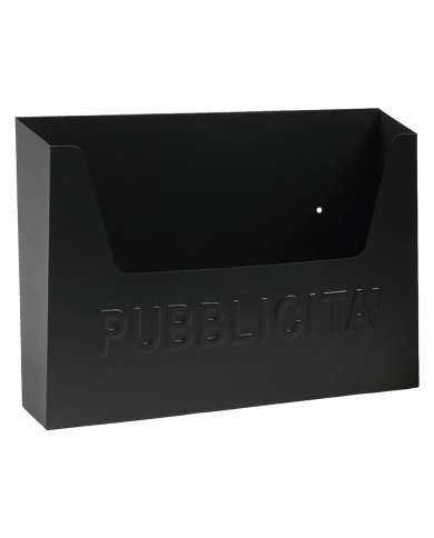 CASSETTA PORTAPUBBLICITA ERICA cm 35,5x8,5x H 26 - antracite