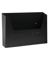 CASSETTA PORTAPUBBLICITA ERICA cm 35,5x8,5x H 26 - antracite