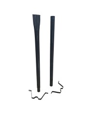 PALO SOSTEGNO PER CASSETTA POSTALE PORTALETTERE DAISY h. cm 150 - colore nero
