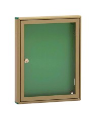 BACHECA PORTA AVVISI 1 FOGLIO cm 29x5x h.37 - bronzo