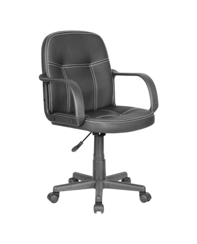 SEDIA DA UFFICIO nero - cm 57 x 58 x h. 83,5-93,5