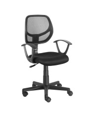 SEDIA DA UFFICIO nero - cm 54 x 56,5 x h. 86 97,5