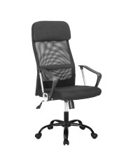 SEDIA DA UFFICIO nero - cm 64 x 62,5 x h. 107 115,5